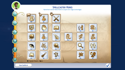 TS4 Spellcaster Perks