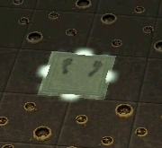 An activated floor switch.