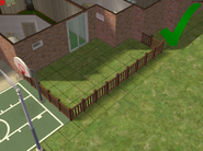 Correct - backyard does not have access to the communal areas