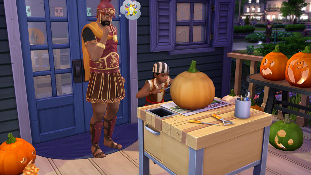 list of items that comes with the sims 4 spooky stuff pack