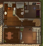 The Cleveland family apartment, first floor