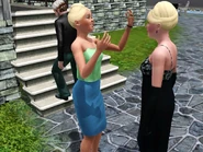 Nancy talking with her revived mother Queenie.