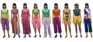 Thi Linh CAS.png (3.78 MB) Thi's default outfits in CAS