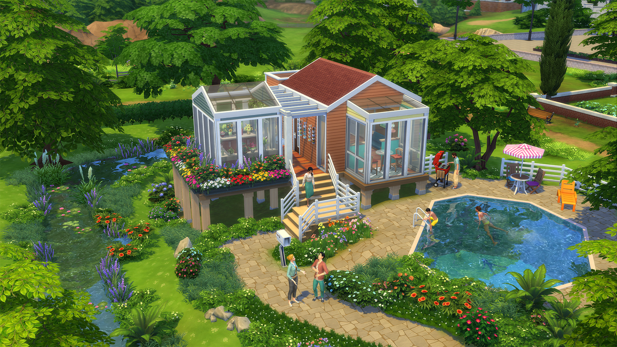 The Sims 4 Eco-Living Stuff: First Look at CAS