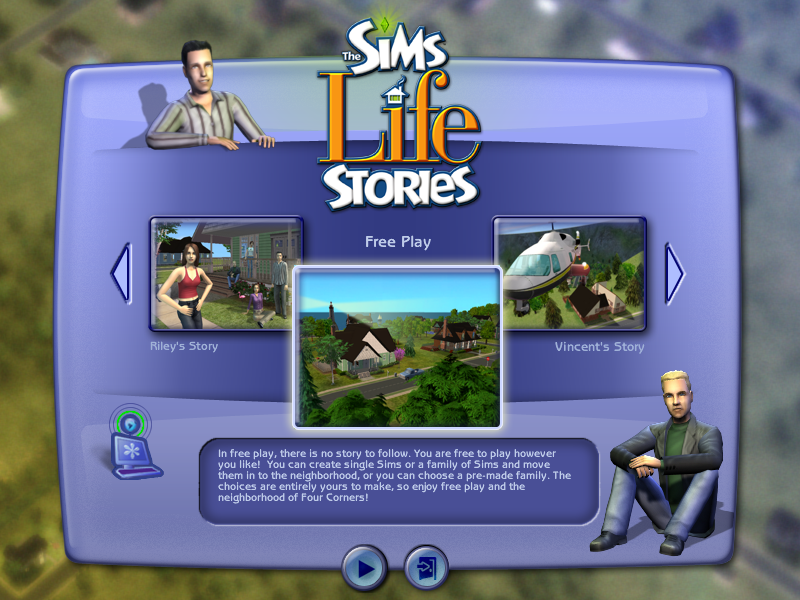 the sims life stories