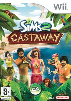 Sims 2 Castaway PS2 Sony PlayStation 2 Instruction Manual Only