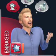 An Enraged Sim.