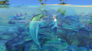 Sims4 Vida Isleña Triton con Delfin