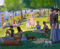 A Sunday Afternoon on the Island of La Grande Jatte by Georges-Pierre Seurat