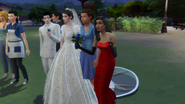 Bella catches the Bouquet and defeating Leila and Oliana