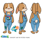 Spring Bunny concept art