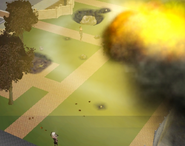 A Park being subjected to an attack, followed by unwary sims