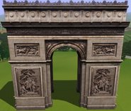 Arc de Triomphe from The Sims 3: World Adventures.