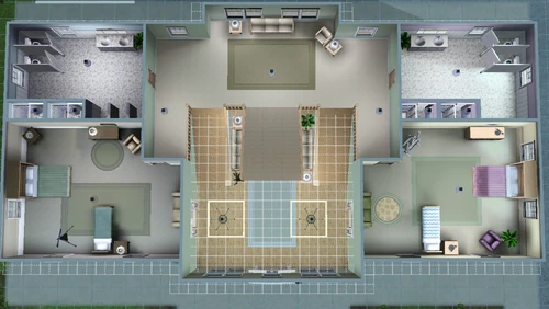 second floor of De Anda Hall