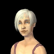 What Melanie's face would have looked like, had it not been broken