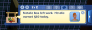 Sim left work notification TS3