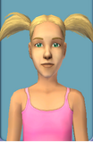 Apariencia original de Inés en Los Sims 2