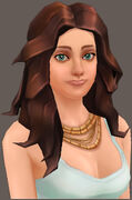 An early portrait of a Sim.