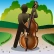 W play the bass at park