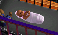 Новорождённый в The Sims 3.