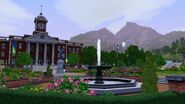 Sunset Valley city hall view