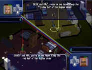 Ts1 handyman player teams.jpg (238 KB) Player 1's team is Lexy (default Sim) and Daz in the yellow house. Player 2's team is Sandy (default Sim) and Mia in the red house.