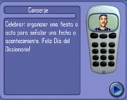 Mensaje de texto sobre el día del diccionario (16 de octubre)
