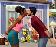 Don womanizing in the trailer for The Sims 4: Lovestruck