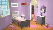 IKEA girl's bedroom TS2