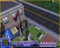 A possible flag of SimNation, as seen in SimCity Societies.