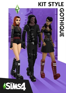 Les Sims 4 Style gothique jaquette