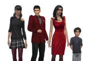 Alexander and his family as they appear in Manage Worlds