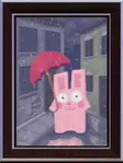 Bunny in the Rain painting from The Sims 3: Generations.