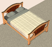 A bed, which is used in all games to satisfy the Energy need.