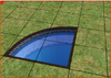Curved-Edge Swimming Pool Tool