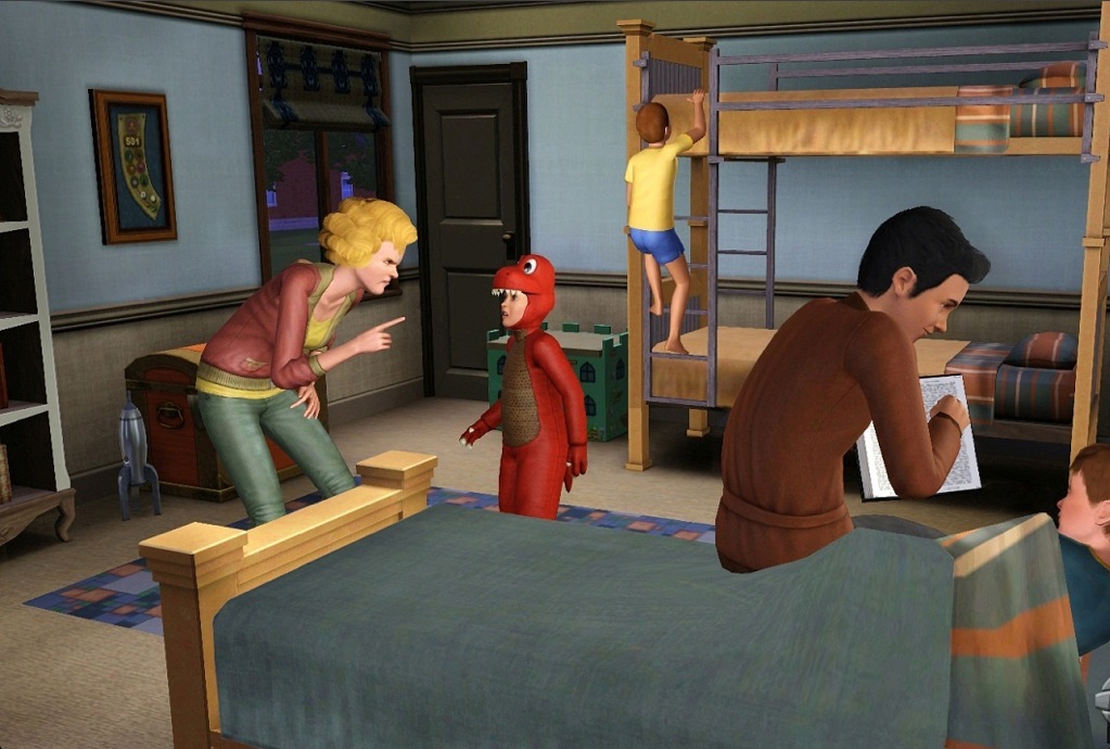 sims 3 monster under bed