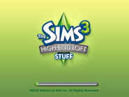 Sims 3 High-End Loft Stuff US Startup Screen
