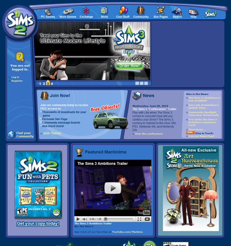 The Sims 2: Bichos de Estimação, The Sims Wiki