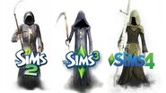 Death from The Sims 2 to The Sims 4