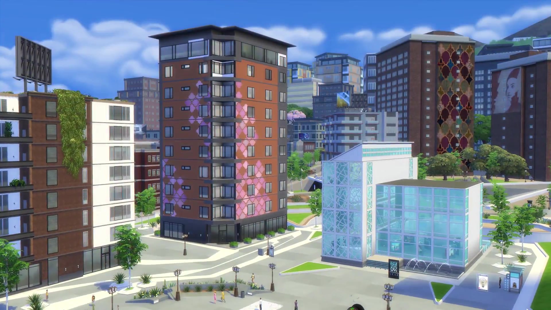 city living the sims 4