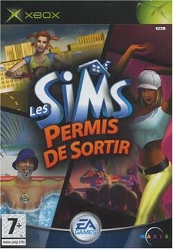 Jaquette Les Sims Permis de Sortir (console).jpeg