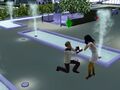 Ross proposing to Bella the Legacy Park