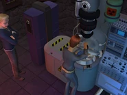 Loki watching Circe use the biotech station