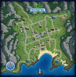 The map, with all rabbit holes upgraded.