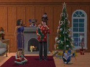 BurbChristmas.png (694 KB) The Burb family plus an unknown toddler in the Happy Holiday Stuff installation screen.