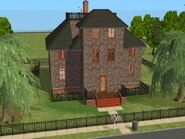 Das Zuhause der Familie Grusel in Die Sims 2
