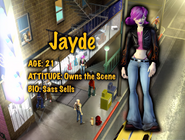 Jayde appears in The Urbz™: Sims in the City - Prerelease Trailer