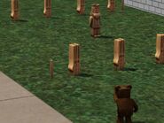 Laundry gnome saluting