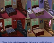 The second photo (from left to right) has an unused furniture pattern.