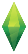 Fourth generation "Plumbob" (The Sims 4-era before rebranding; still used in live mode)